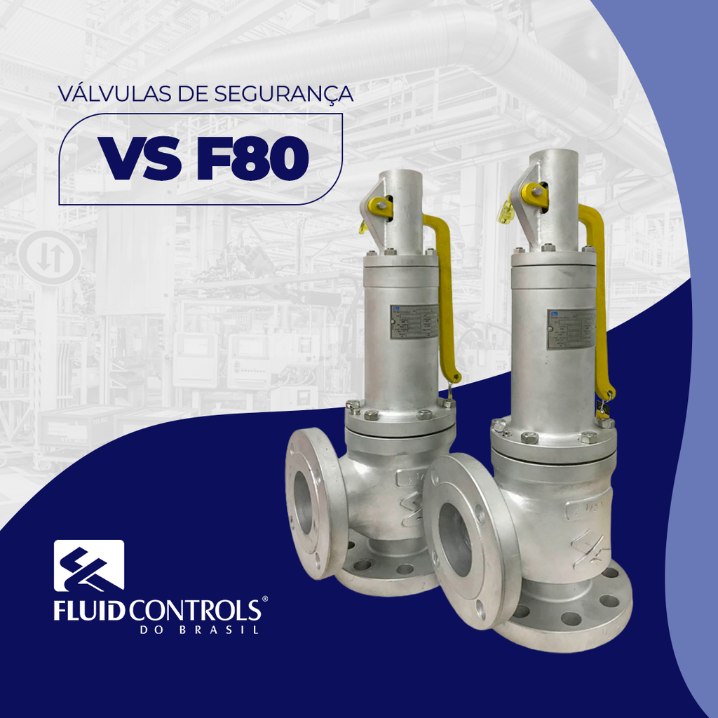 [VS-F80] Válvula de Segurança e Alívio VS F80