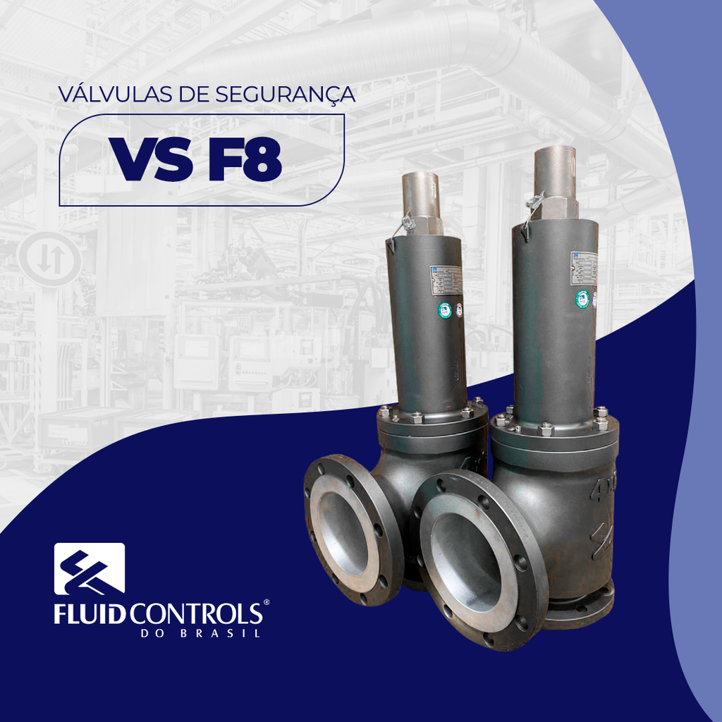 [VS-F8] Válvula de Segurança e Alívio VS F8