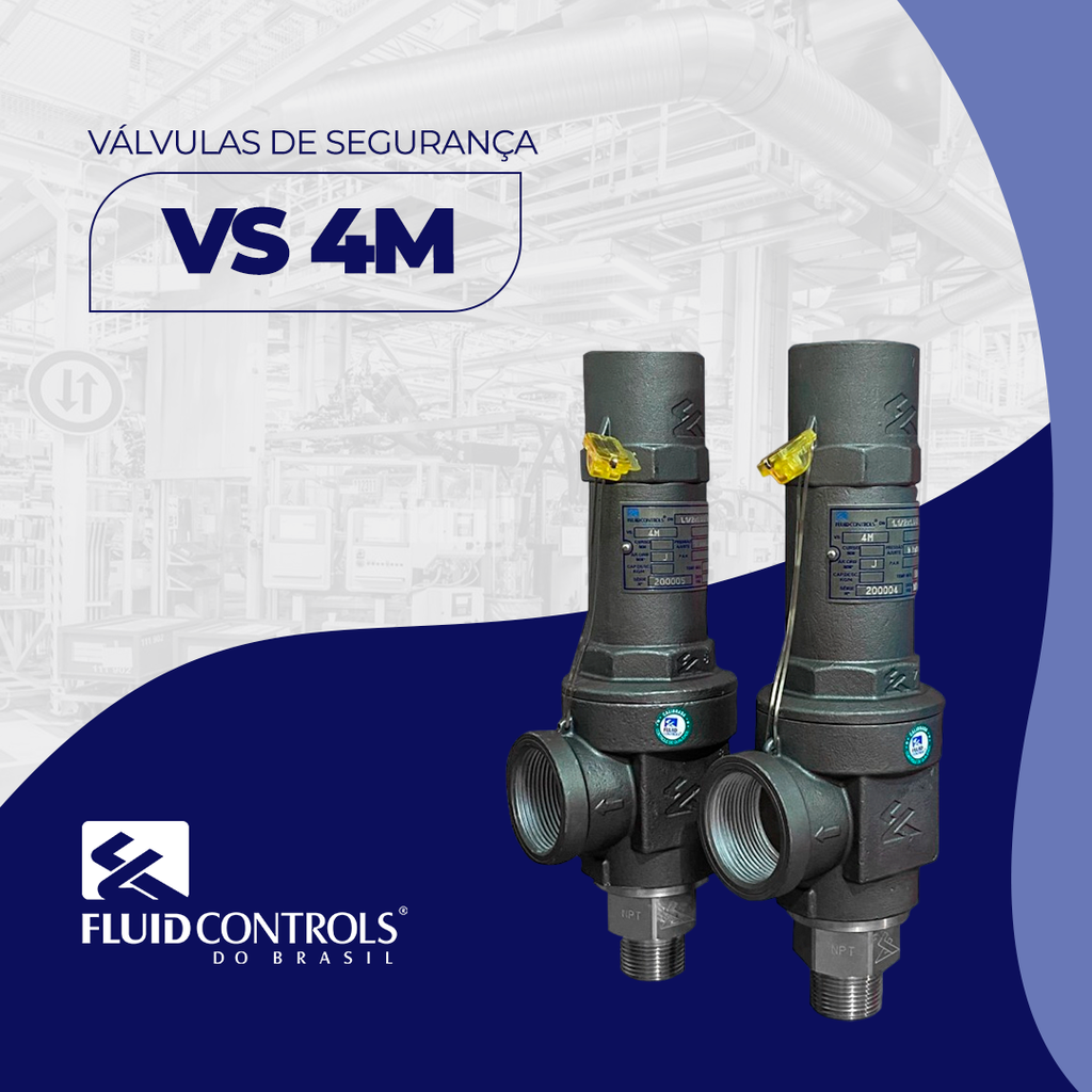 [VS-4M] Válvula de Segurança e Alívio VS 4M