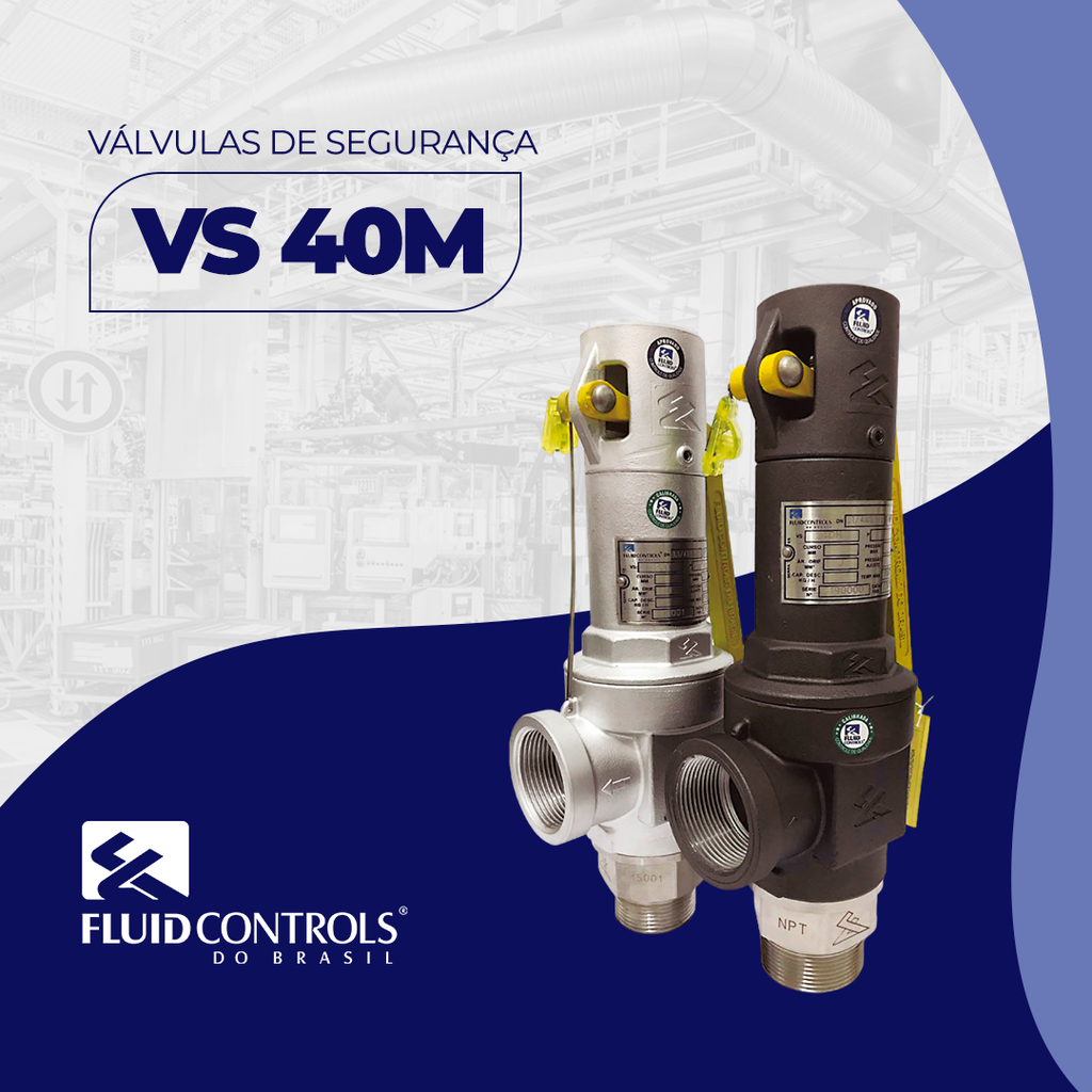 [VS-40M] Válvula de Segurança e Alívio VS 40M