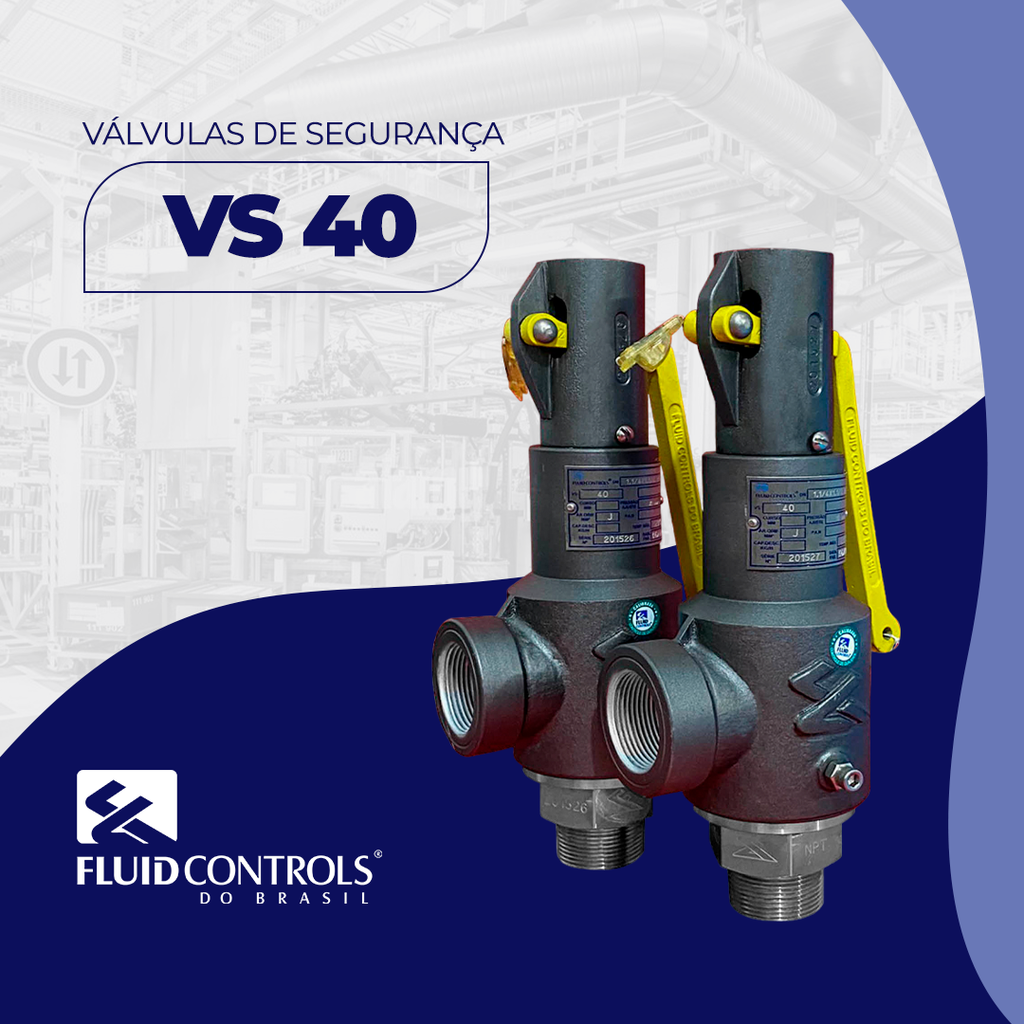 [VS-40] Válvula de Segurança e Alívio VS 40