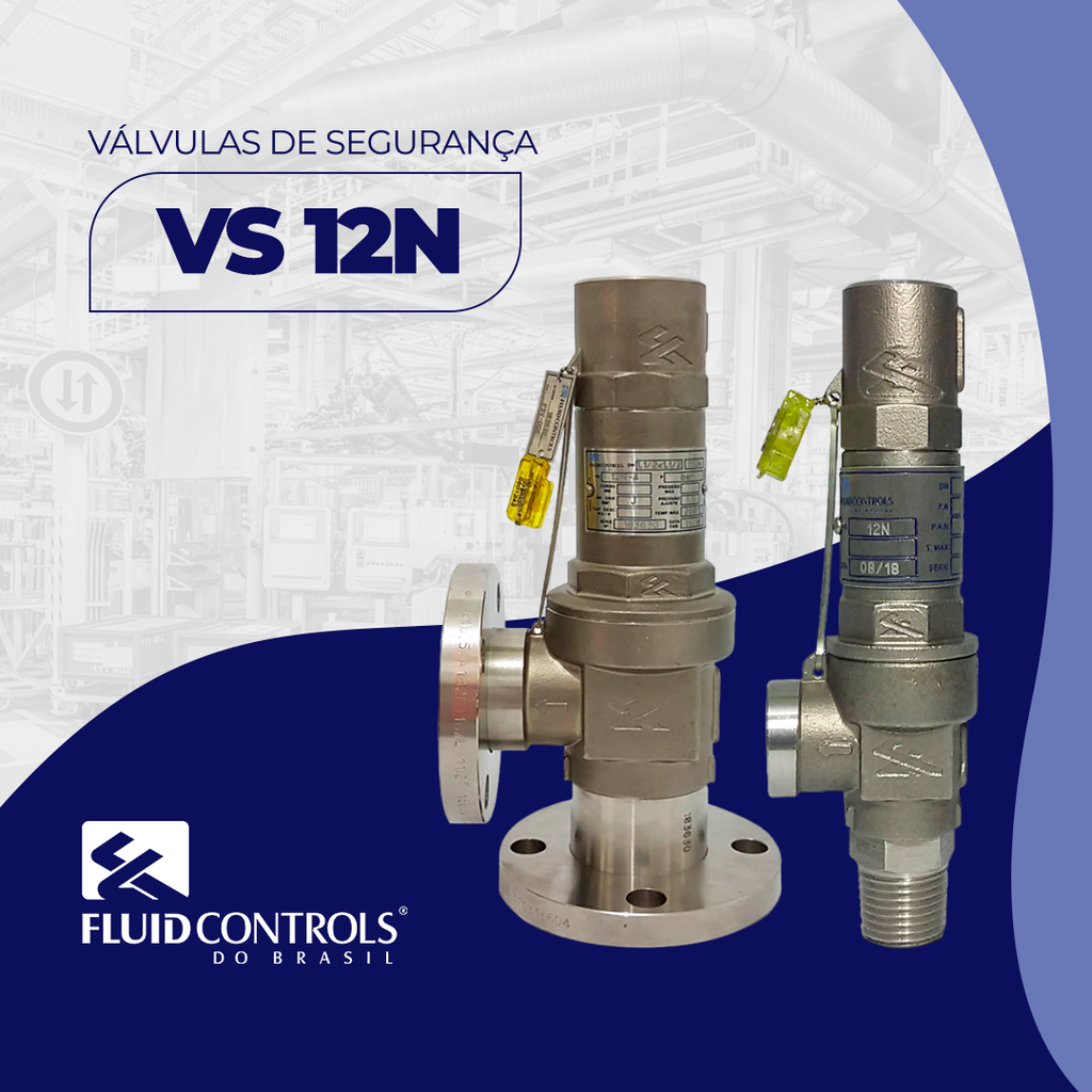 [VS-12N] Válvula de Segurança e Alívio VS 12N