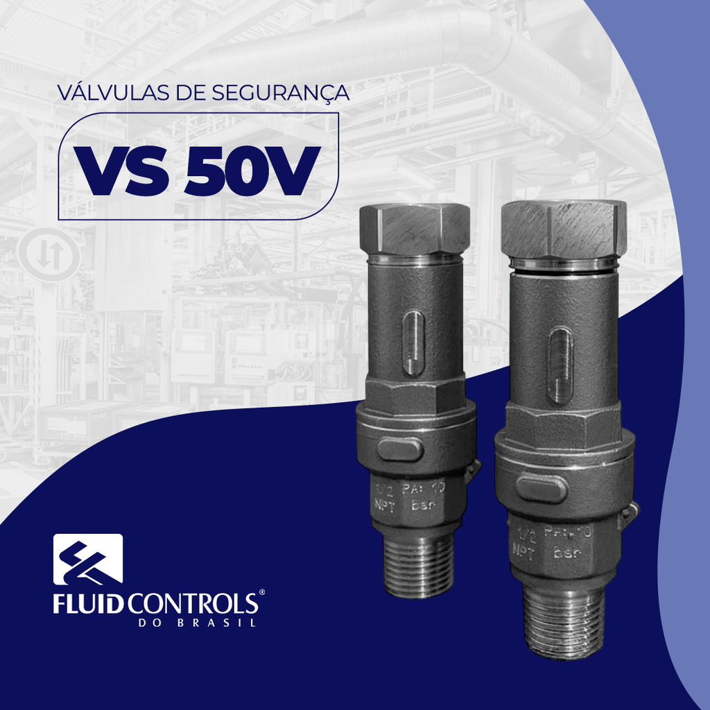 [VS-50V] Válvula de Segurança e Alívio VS 50V
