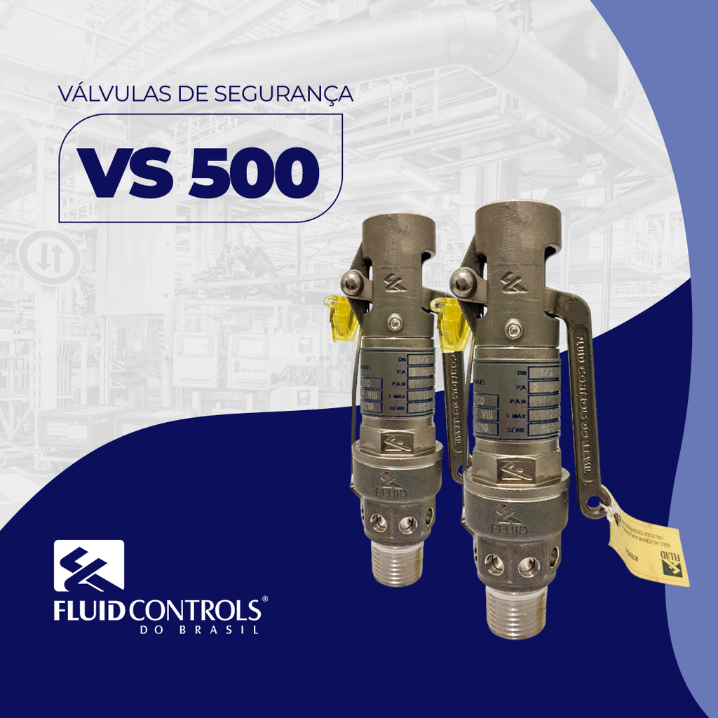 [VS-500] Válvula de Segurança e Alívio VS 500
