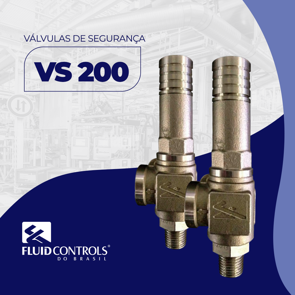 [VS-200] Válvula de Segurança e Alívio VS 200