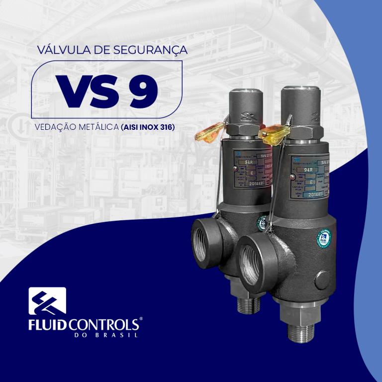 [VS-9] Válvula de Segurança e Alívio VS 9