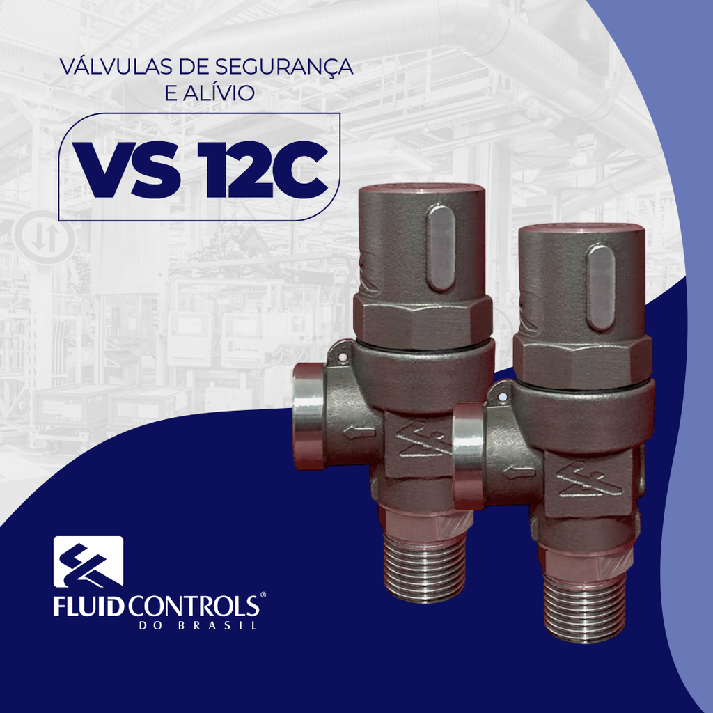 [VS-12C] Válvula de Segurança e Alívio VS 12C