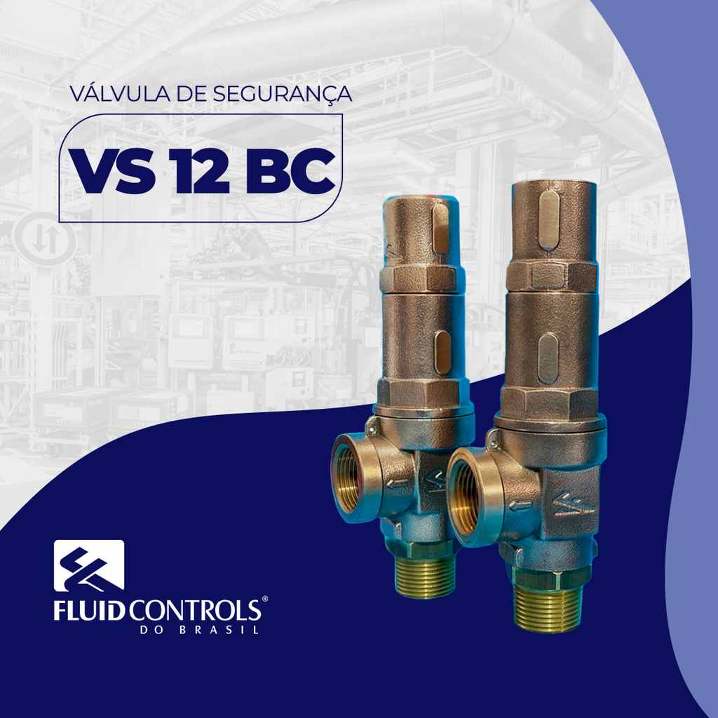 [VS-12BC] Válvula de Segurança e Alívio VS 12 BC